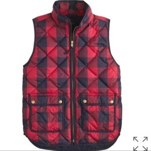 J Crew plaid vest